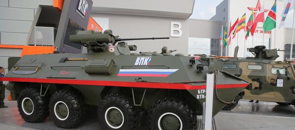 El vehículo blindado BTR-87 - Sputnik Mundo
