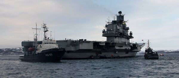 El portaviones ruso Almirante Kuznetsov - Sputnik Mundo