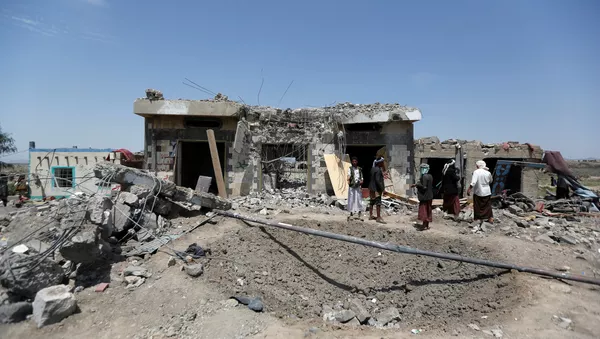 Bombardeo en Yemen