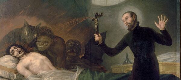 Ritual de exorcismo (imagen referencial) - Sputnik Mundo