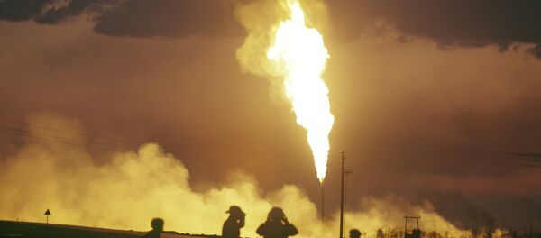 Gas ardiendo - Sputnik Mundo