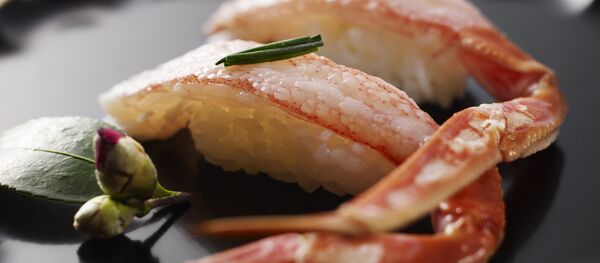 Sushi de cangrejo Sushi de cangrejo - Sputnik Mundo
