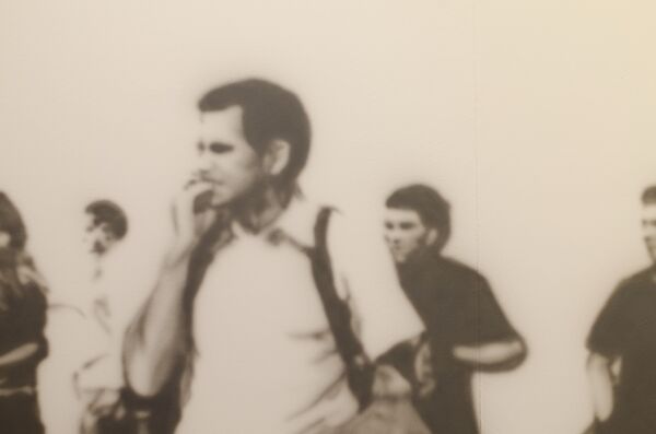 Una obra exhibida en el Museo Nacional de Artes Visuales de Montevideo en el marco de Bienalsur - Sputnik Mundo