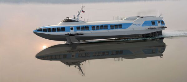 Un barco hidroala Rassvet 120P - Sputnik Mundo