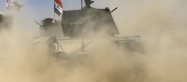 Militares iraquíes durante la operación antiterrorista en Tal Afar, Irak - Sputnik Mundo
