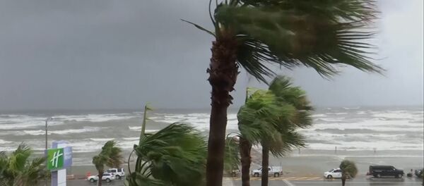 El huracán Harvey llega a las costas de Texas - Sputnik Mundo