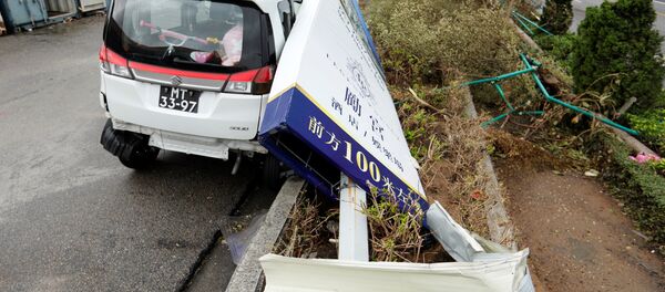 Consecuencias del tifón Pakhar en Macao - Sputnik Mundo