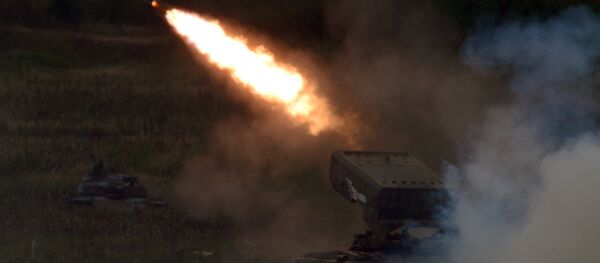 El sistema ruso TOS-1A Solntsepiok - Sputnik Mundo