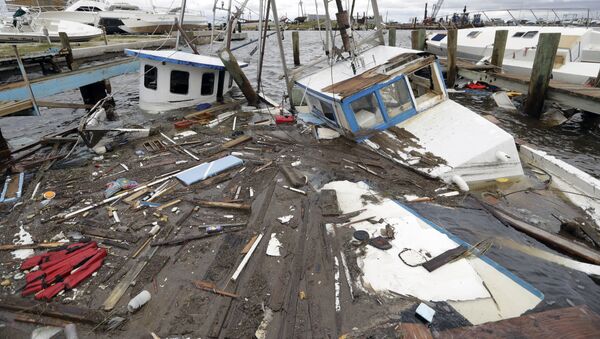 Consecuencias del huracán Harvey en EEUU - Sputnik Mundo