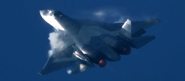 El caza ruso Su-57 - Sputnik Mundo