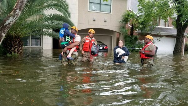 Consecuencias del huracán Harvey - Sputnik Mundo