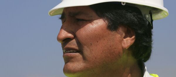 Evo Morales, presidente de Bolivia - Sputnik Mundo