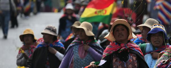 Mujeres indígenas en Bolivia - Sputnik Mundo
