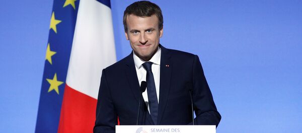 Emmanuel Macron, presidente de Francia - Sputnik Mundo