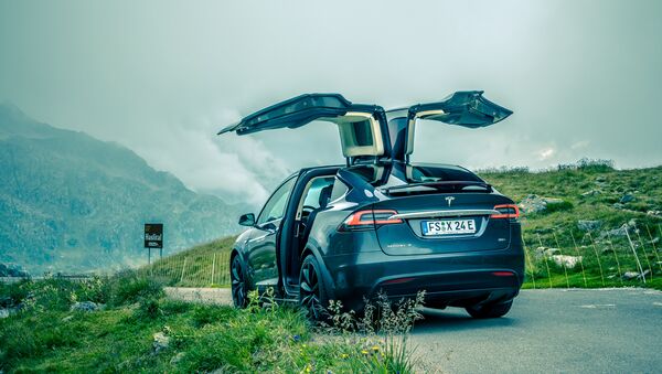 Un Tesla Model X - Sputnik Mundo