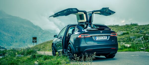 Un Tesla Model X - Sputnik Mundo