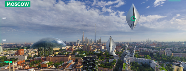 Moscú en la década de los 2050, según imagina el portal Earth 2050 Moscú en la década de los 2050, según imagina el portal Earth 2050 - Sputnik Mundo
