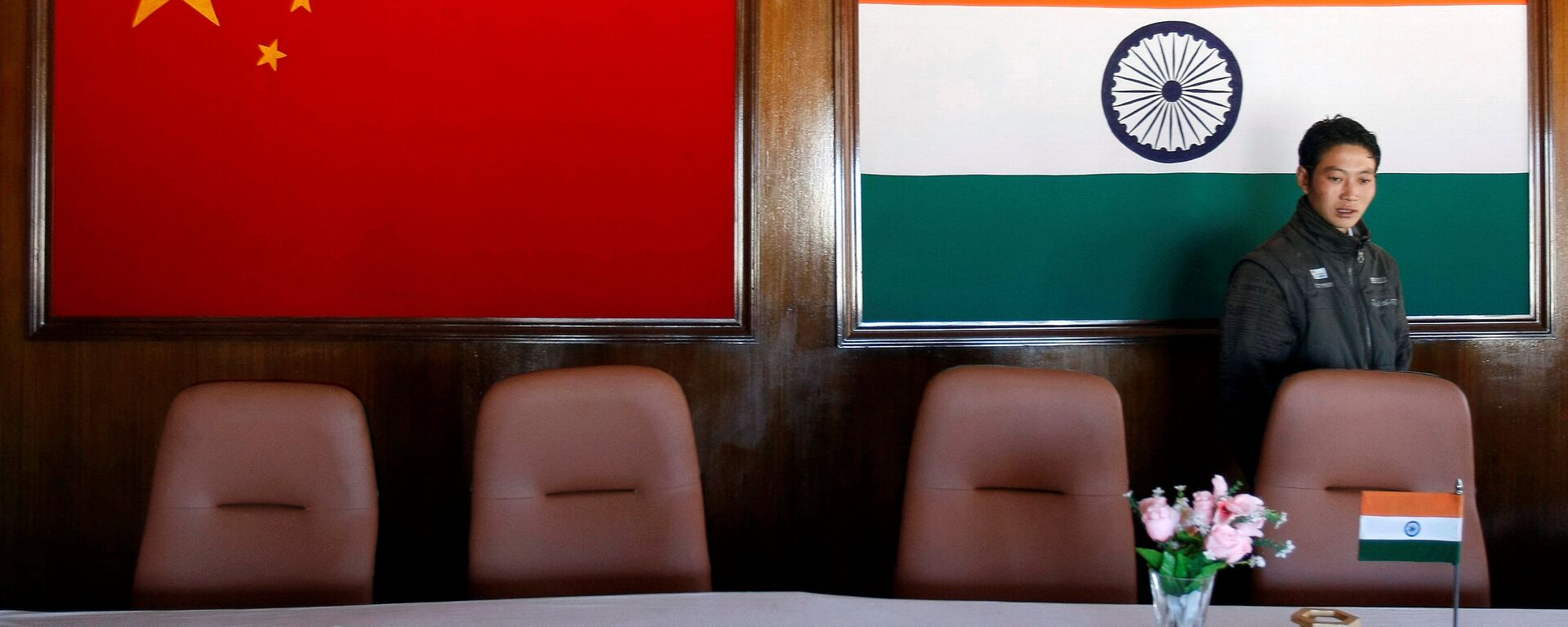 Las banderas de China y la India Las banderas de China y la India - Sputnik Mundo, 1920, 14.01.2022