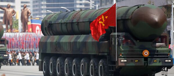 Misiles intercontinentales balísticos de Corea del Norte (archivo) - Sputnik Mundo