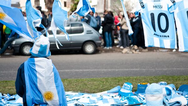 Previa a un partido de fútbol de Argentina - Sputnik Mundo