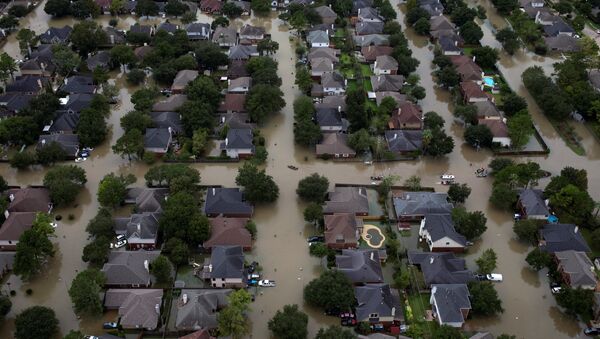 Consecuencias del huracán Harvey en Texas, EEUU (imagen referencial) - Sputnik Mundo