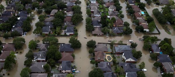 Consecuencias del huracán Harvey en Texas, EEUU (imagen referencial) - Sputnik Mundo