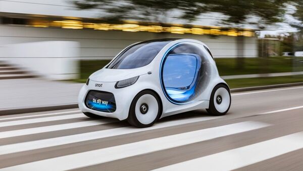 Smart Vision EQ Fortwo, automóvil eléctrico - Sputnik Mundo