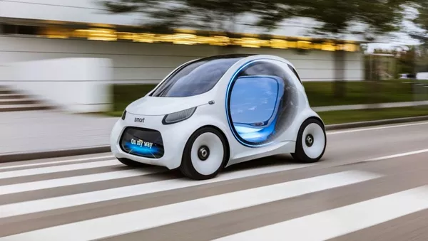 Smart Vision EQ Fortwo, automóvil eléctrico - Sputnik Mundo