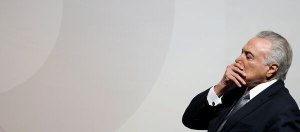 Michel Temer, presidente de Brasil Michel Temer, presidente de Brasil - Sputnik Mundo