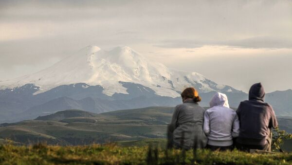 Los turistas en Kabardia-Balkaria, Rusia - Sputnik Mundo