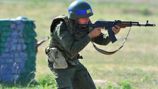 Militar ruso en Transnistria Militar ruso en Transnistria - Sputnik Mundo