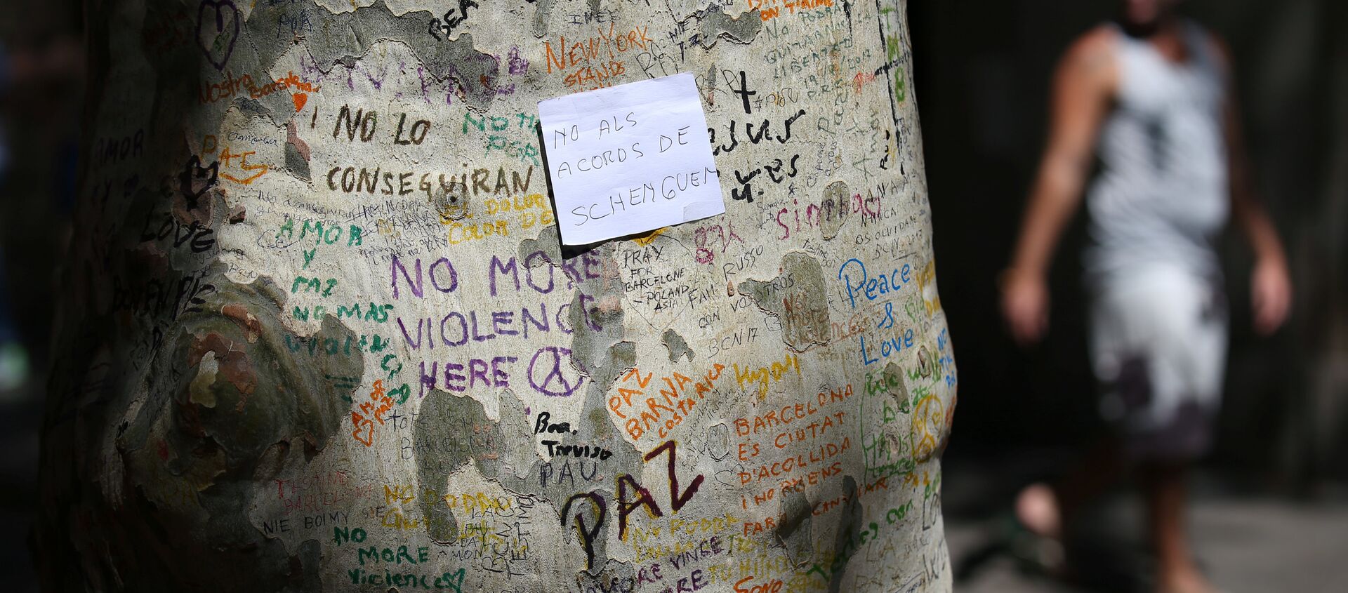 Homenaje a las víctimas del atentado en Barcelona - Sputnik Mundo, 1920, 17.07.2019