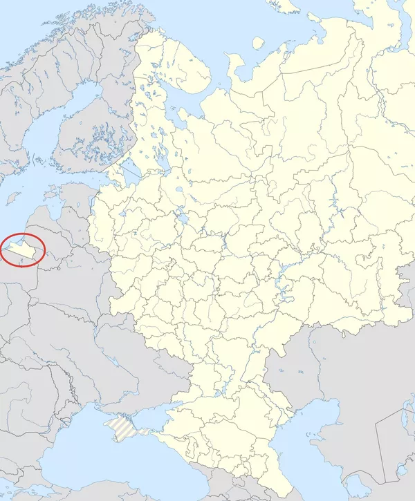 Localización de Kaliningrado Localización de Kaliningrado - Sputnik Mundo