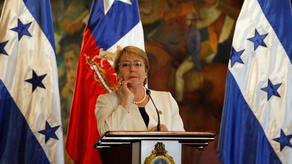 Michelle Bachelet, presidenta de Chile - Sputnik Mundo