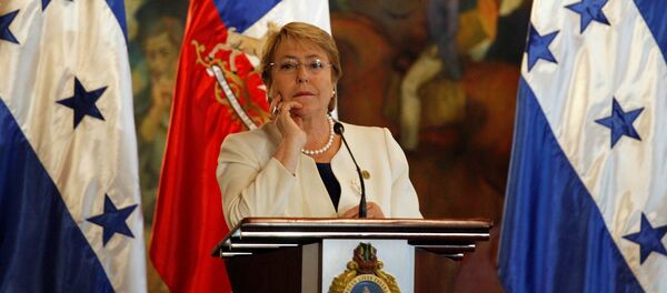 Michelle Bachelet, presidenta de Chile - Sputnik Mundo