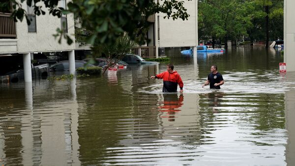 Consecuencias del huracán Harvey en EEUU - Sputnik Mundo