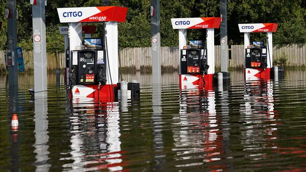 Consecuencias del huracán Harvey en EEUU - Sputnik Mundo