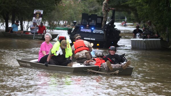 Consecuencias del huracán Harvey en EEUU - Sputnik Mundo