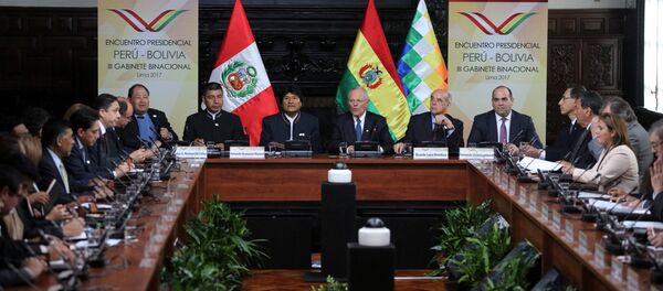 La reunión del III Gabinete Binacional en Lima - Sputnik Mundo