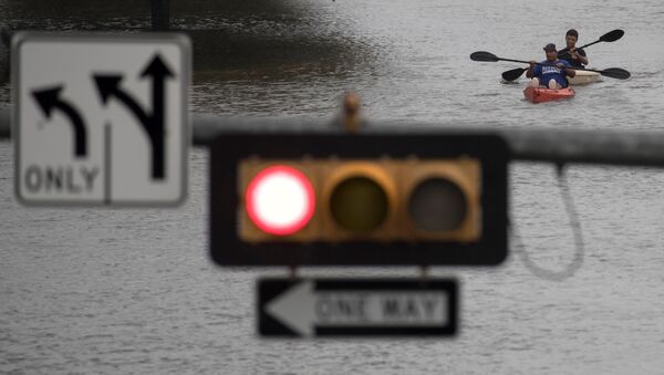 Consecuencias del huracán Harvey en Texas, EEUU - Sputnik Mundo