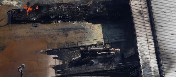 Incendio en la planta química Arkema en Texas, EEUU Incendio en la planta química Arkema en Texas, EEUU - Sputnik Mundo