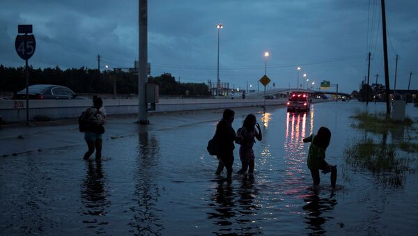 Consecuencias del huracán Harvey en Texas, EEUU - Sputnik Mundo