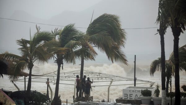Tormenta tropical en México (Archivo) - Sputnik Mundo