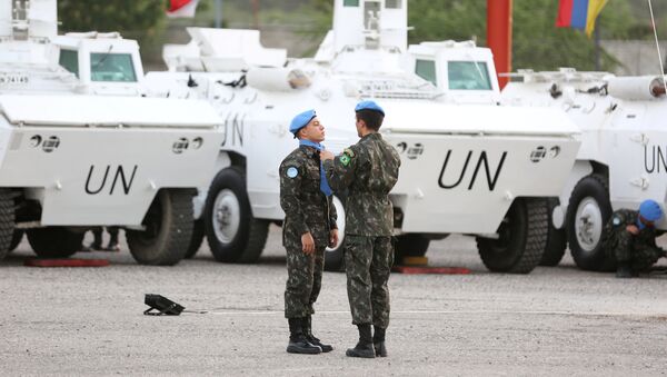 Los pacificadores de la ONU (archivo) - Sputnik Mundo