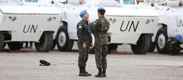 Los cascos azules de la ONU (archivo) - Sputnik Mundo