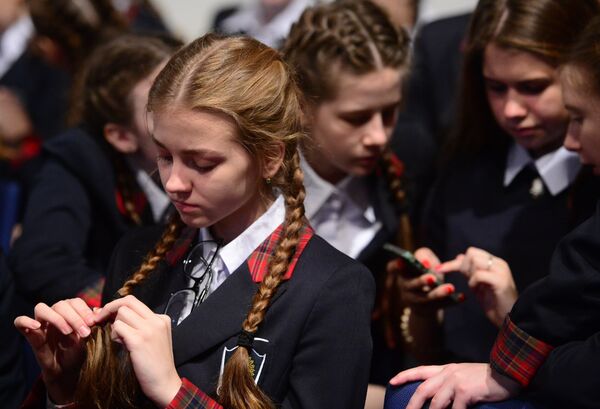 Las alumnas del Internado del Ministerio de Defensa de Rusia - Sputnik Mundo