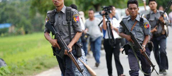 La policía de Birmania - Sputnik Mundo