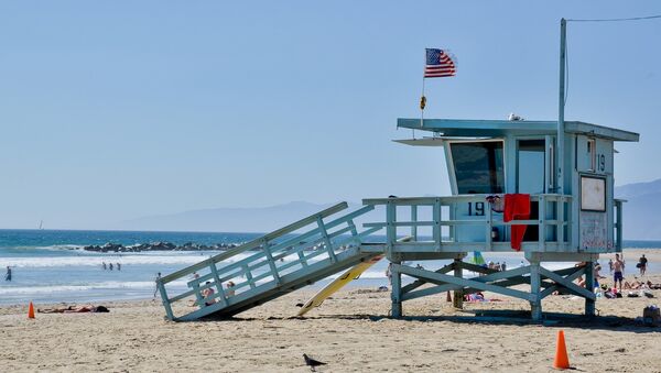 Una playa de EEUU (imagen referencial) - Sputnik Mundo