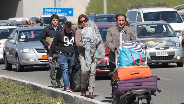 Situación en Santiago - Sputnik Mundo