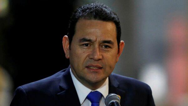 Jimmy Morales, presidente de Guatemala (archivo) - Sputnik Mundo